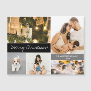 Colagem de Fotos da Família Moderna Feliz Natal