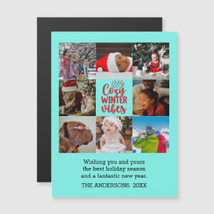 Colagem de Fotos da Família Vibes Winter Cozy Wint