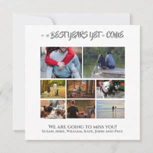 Colagem de fotos de aposentadoria personalizada