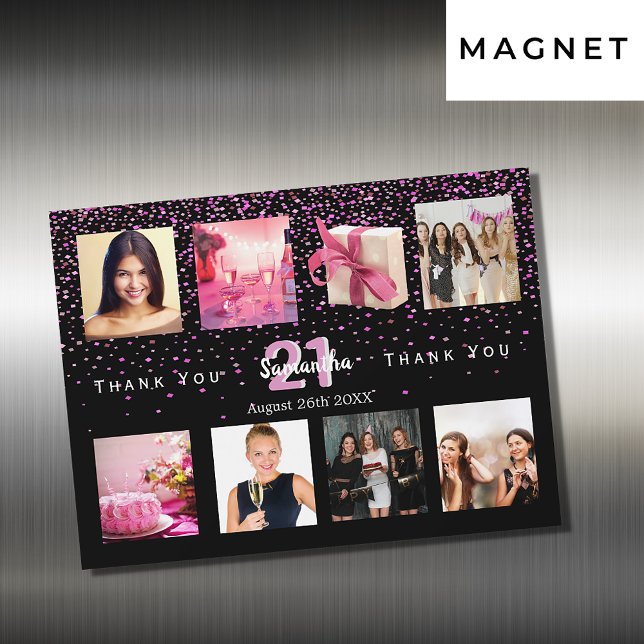 Colagem de fotos de festa de aniversário cartão pr (Criador carregado)