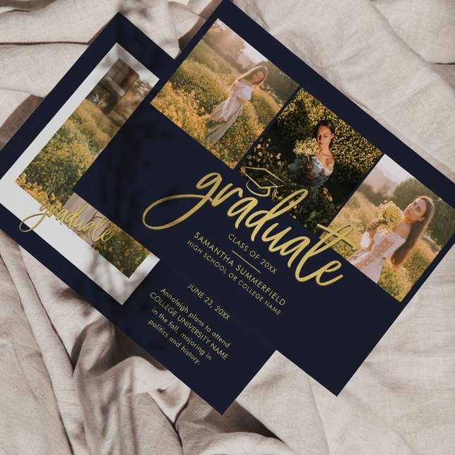 Colagem de Fotos de Formatura - Anúncio de Formatu (Criador carregado)