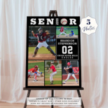 Colagem de Fotos de Formatura de Beisebol 5