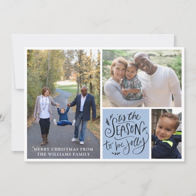 Colagem de Fotos de Natal Familiar (Frente)