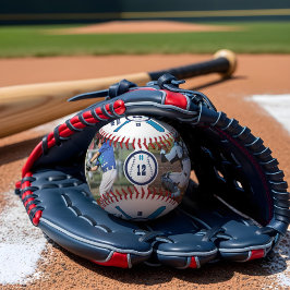 Colagem de Fotos de Número e Nome do Jogador de Ba