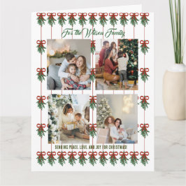 Colagem de Fotos do Cartão de Férias Verde Feliz N