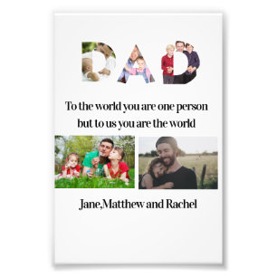 Colagem de Fotos do Dia de os pais 5 Personalizada