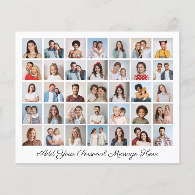 Colagem de Fotos do Orçamento 35 Adicione seu próp (Frente)