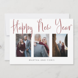 Colagem de Fotos Dourada do Rosa Elegante