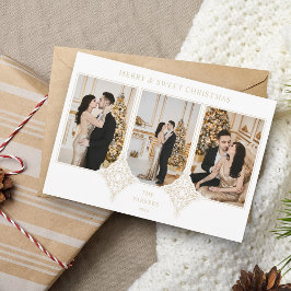 Colagem de Fotos Elegante 3 Elegante de Natal e fe