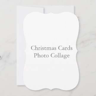 Colagem de fotos em cartões de Natal com moldura 5