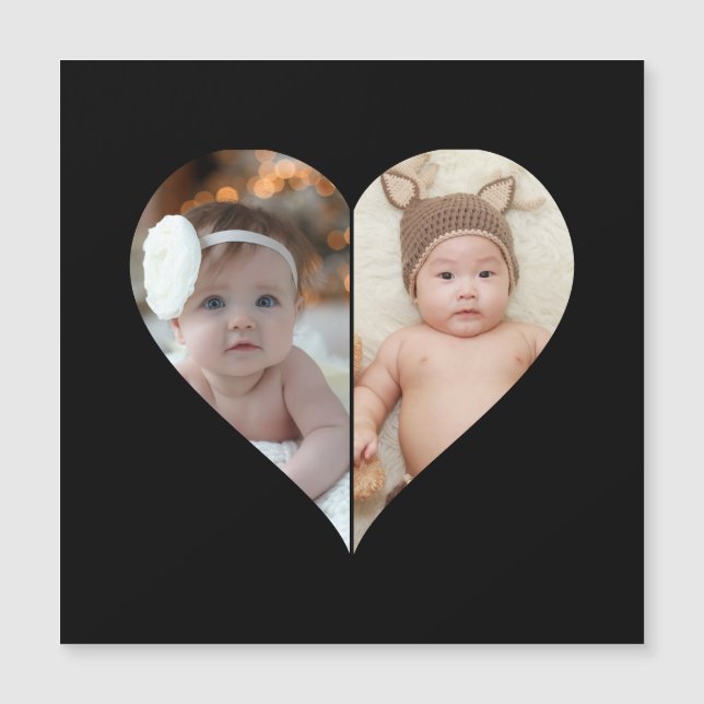 Colagem de Fotos em Forma de Coração 2 (Frente)