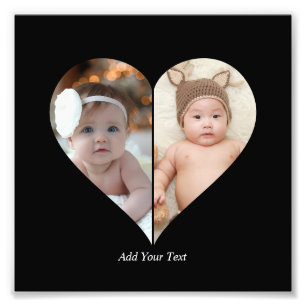 Colagem de Fotos em Formato Coração 2