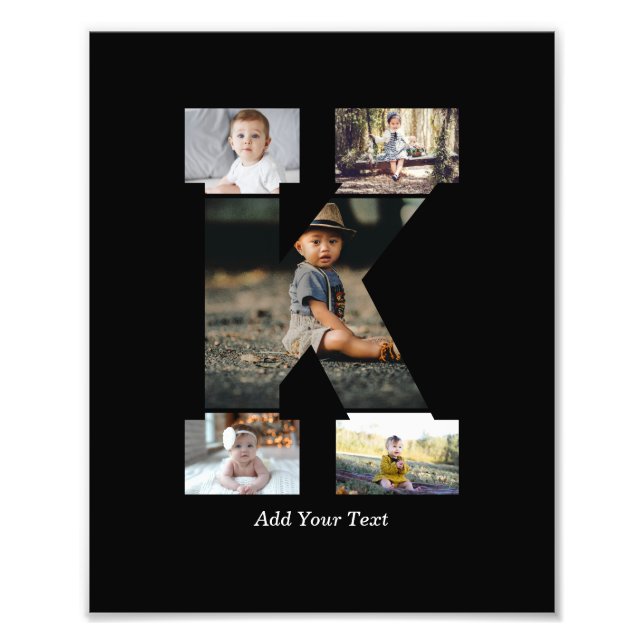 Colagem de Fotos em Preto e Branco K (Frente)