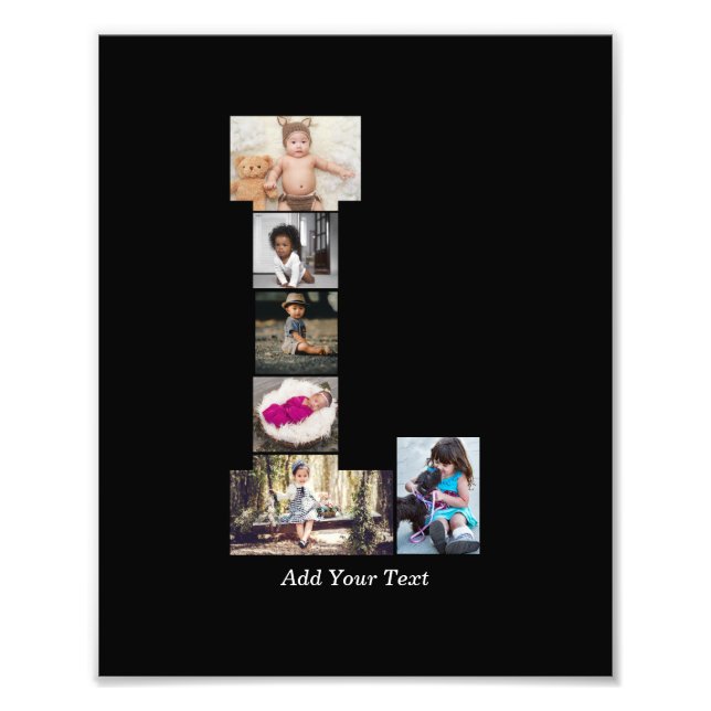 Colagem de Fotos em Preto e Branco L (Frente)