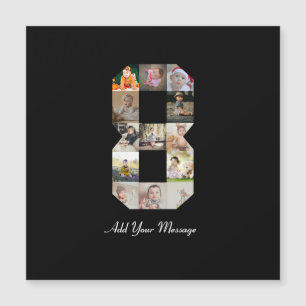 Colagem de Fotos em Preto e Branco Número 8