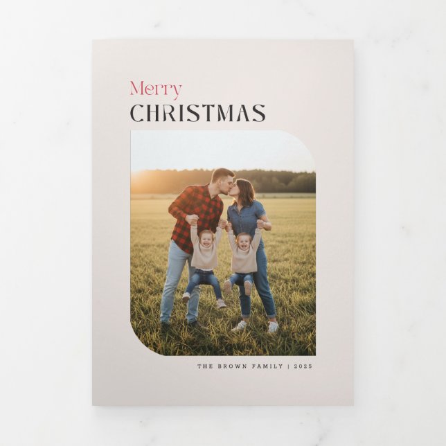 Colagem de Fotos Múltiplas Convite de Carta Dobrav (Cobrir)