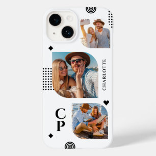 Colagem de Fotos Nome Monograma 3 Moderno Tendenci