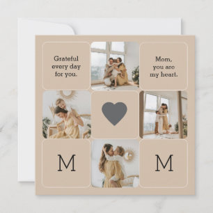 Colagem de Fotos para a Mãe - Cartões de Saudação