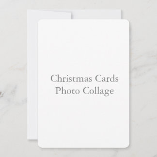 Colagem de fotos para cartões de Natal arredondado