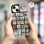 Colagem de Fotos Personalizada 18 Sua Cor<br><div class="desc">Carregar 18 das suas imagens favoritas nesta capa de telefone personalizada de célula de cor de fundo com uma colagem de fotos com diferentes formas e tamanhos para acomodar uma variedade de imagens. O exemplo é mostrado no modelo iPhone 14 no estilo de caixa difícil — outros modelos e estilo...</div>