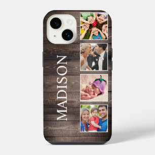 Colagem de Fotos Personalizada Casa de Campo Rústi