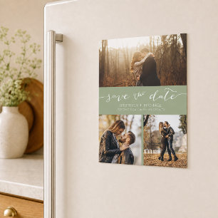 Colagem de Fotos Personalizada Sage Verde Salve o