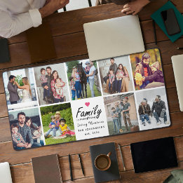 Colagem de Fotos Personalizadas com Letreiro Famíl