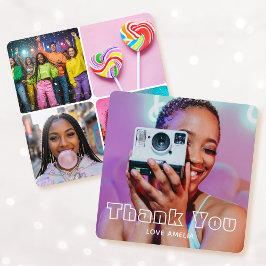 Colagem de Fotos Personalizadas de Agradecimento M