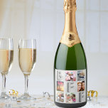 Colagem de fotos prateadas amigas BFF metálica<br><div class="desc">Um presente exclusivo para o(s) seu(s) melhor(s) amigo(s) celebrando sua vida junto com uma colagem de 6 fotos,  fotos. Um fundo metálico tendencioso falhado de prata. As letras BFF são escritas em falso prata com uma letra estilo balão.</div>