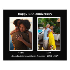 Colagem de Fotos Preto e Branco 2 Aniversário