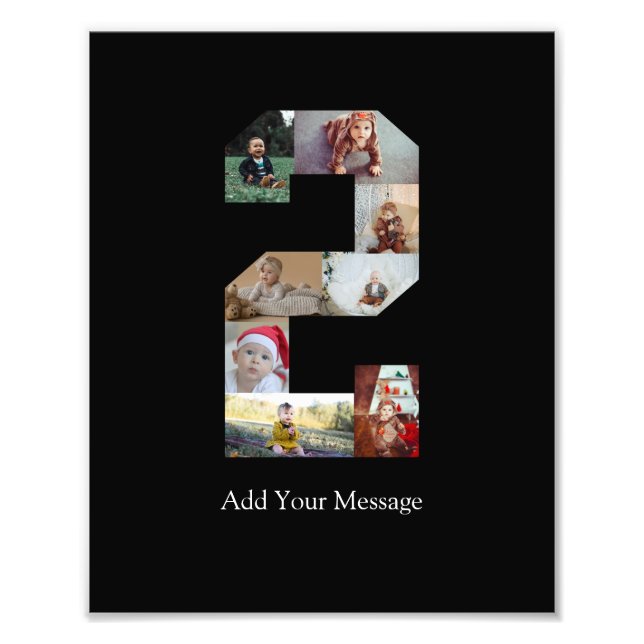 Colagem de Fotos Preto e Branco Número 2 (Frente)