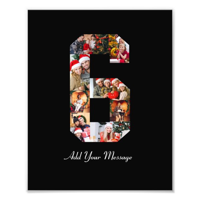 Colagem de Fotos Preto e Branco Número 6 (Frente)