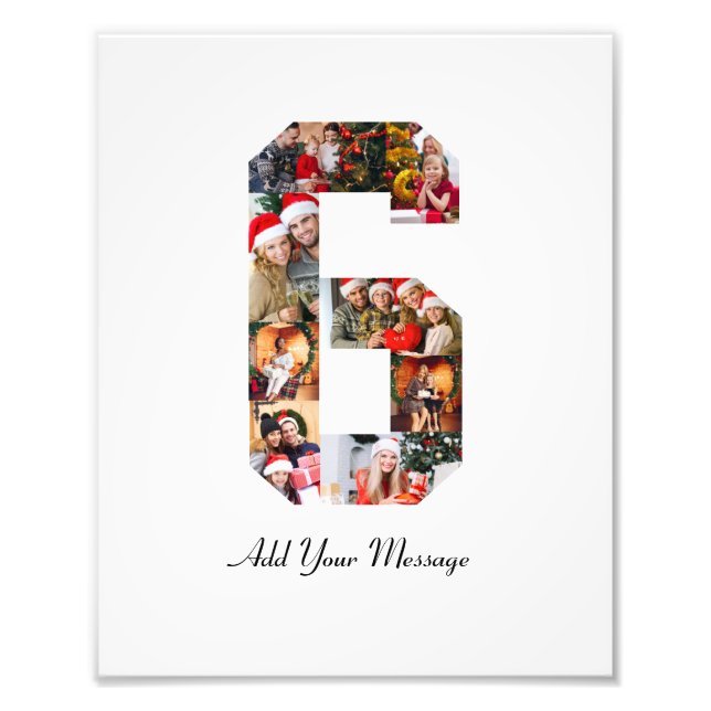 Colagem de Fotos Preto e Branco Número 6 (Frente)