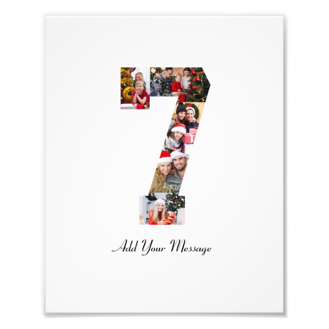 Colagem de Fotos Preto e Branco Número 7 (Frente)