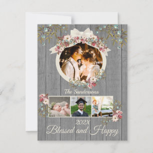 Colagem de Fotos Rustic Romantic Holiday 4