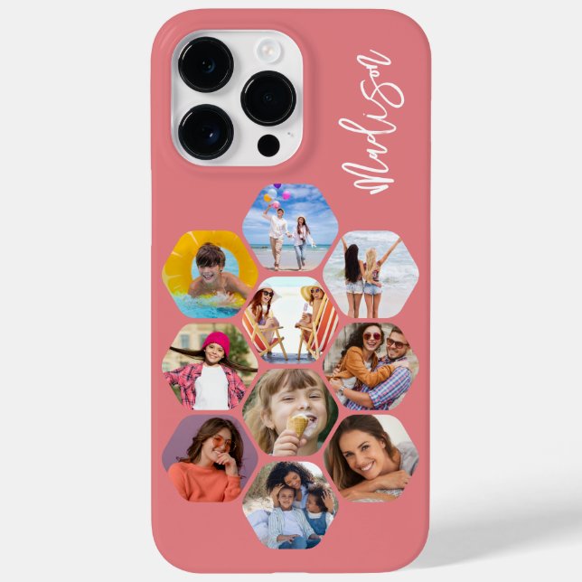 Colagem de Fotos Simples Moderna Personalizada (Verso)