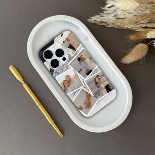 Colagem de Fotos Sparkly Iphone 14 Case
