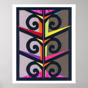 Colagem de Impressão de Carnaval ILUMINADA por RIO