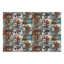 Colagem de natais vintages | Presente de Feriado R