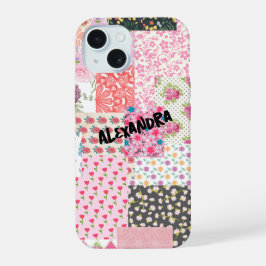 Colagem de patch, Capa de telefone colorida e cria