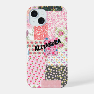 Colagem de patch, Capa de telefone colorida e cria