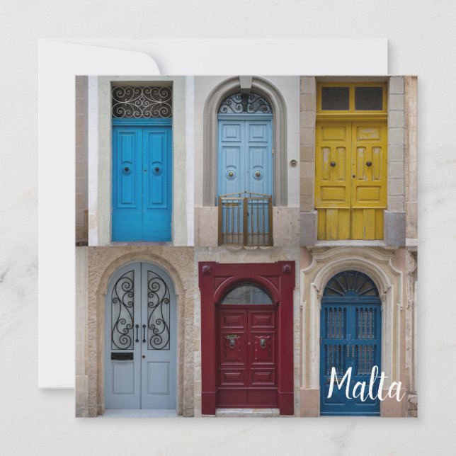 Colagem de portas frontais coloridas (Frente)