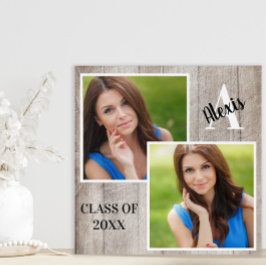 Colagem de retrato personalizado de formatura com