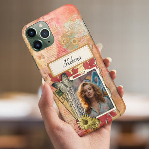 Colagem de Scrapbooking Vintage e Fotografia Perso