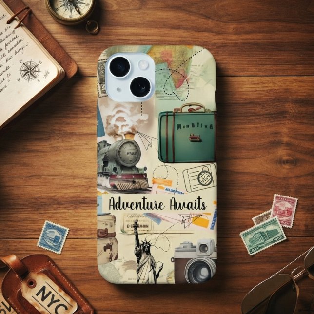 Colagem de Viagem Vintage (Criador carregado)