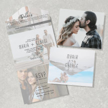 Colagem Fotográfico Moderno de Casamento
