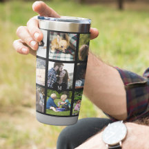 Colagem moderna personalizada com múltiplas fotos 