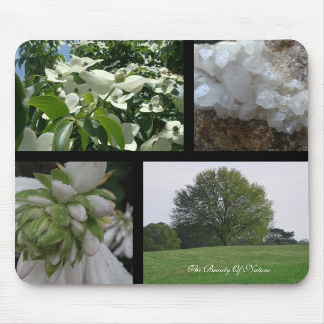 Colagem Mousepad da beleza das naturezas (Frente)