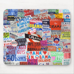 Colagem Mousepad do sinal de Obama