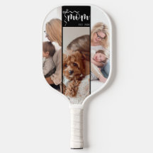 Colagem Personalizada de 3 Fotos Preta Ano da Mãe